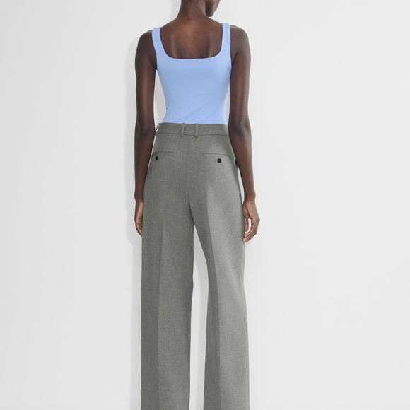 Aritzia Babaton Contour Square Neck Double Lined Bodysuit in Baby Blue size XS - Picture 7 of 13